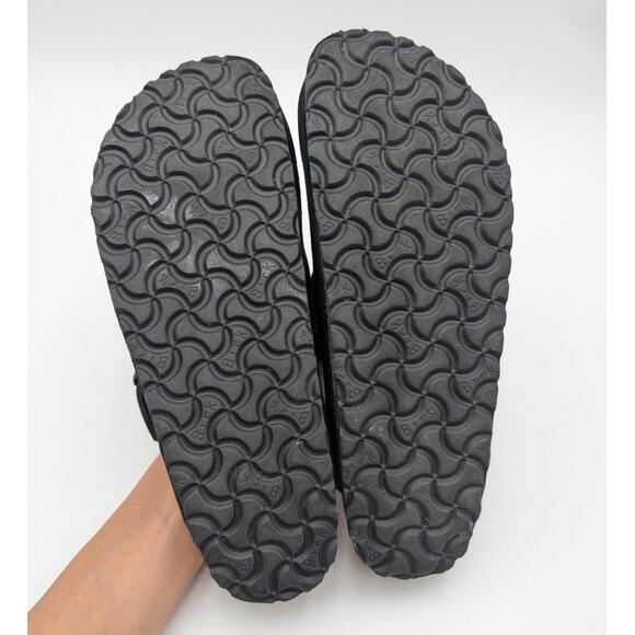 Birkenstock Boston Soft Footbed Suede Black Suede Unisex Clogs US W10/M8 EU41 - Picture 8 of 13